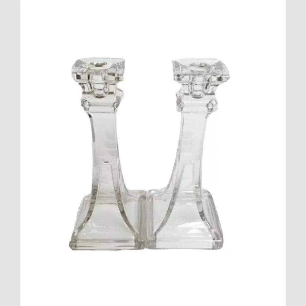 Unbranded glass candle